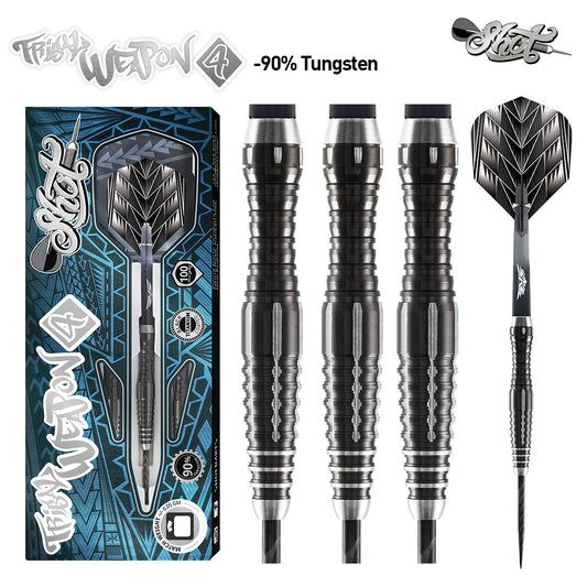 Tribal Weapon 4 Series-Steel Tip Dart Set- 90% Tungsten-24g