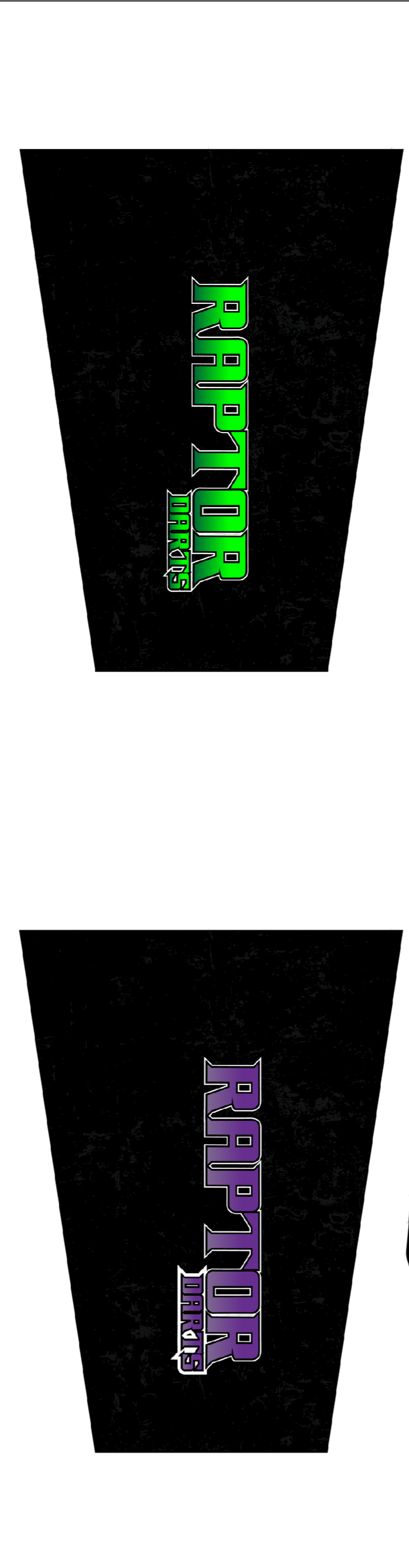 Raptor Darts Sleeves Green or Purple