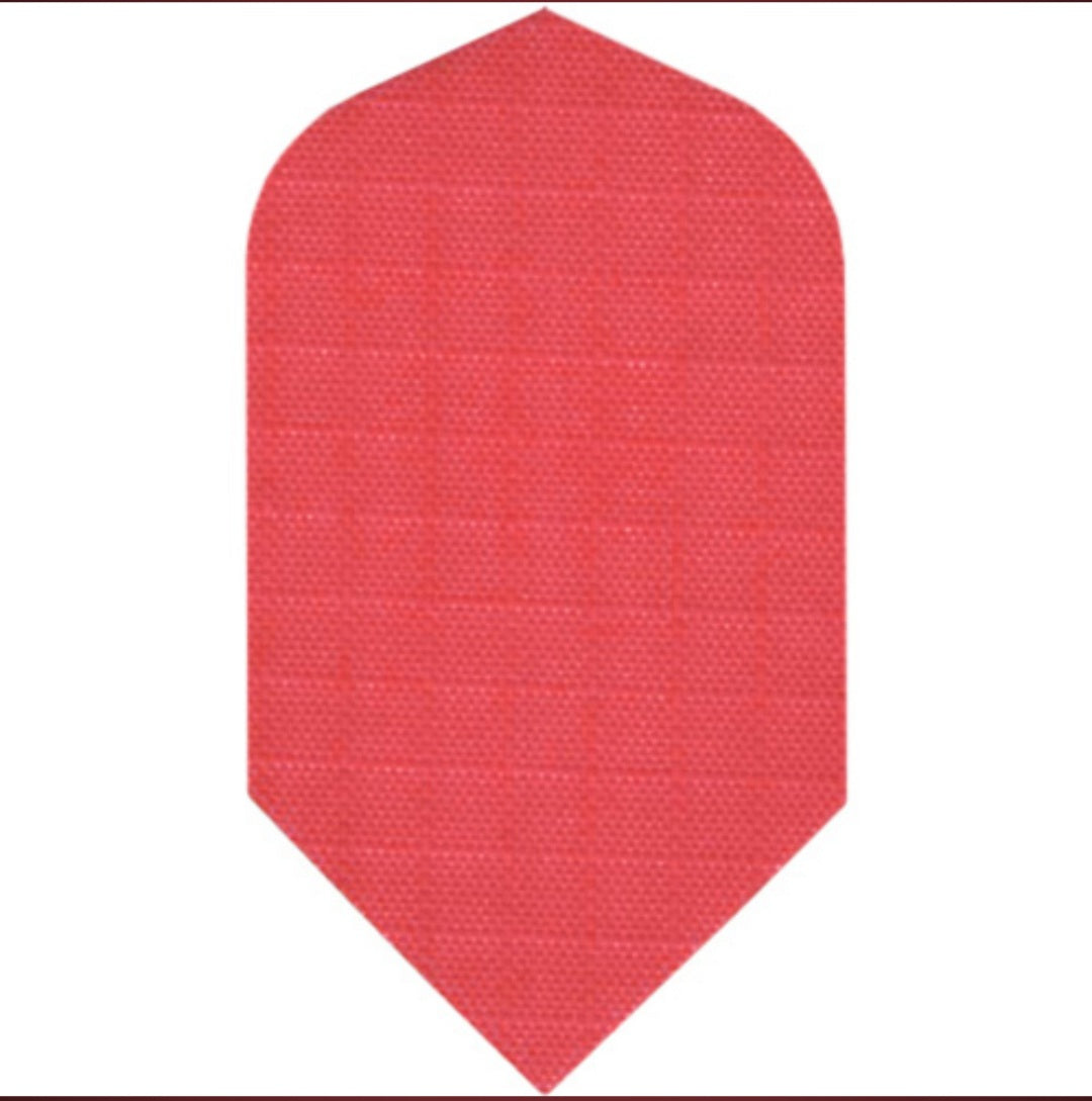 NYLON DART FLIGHTS - SLIM RED