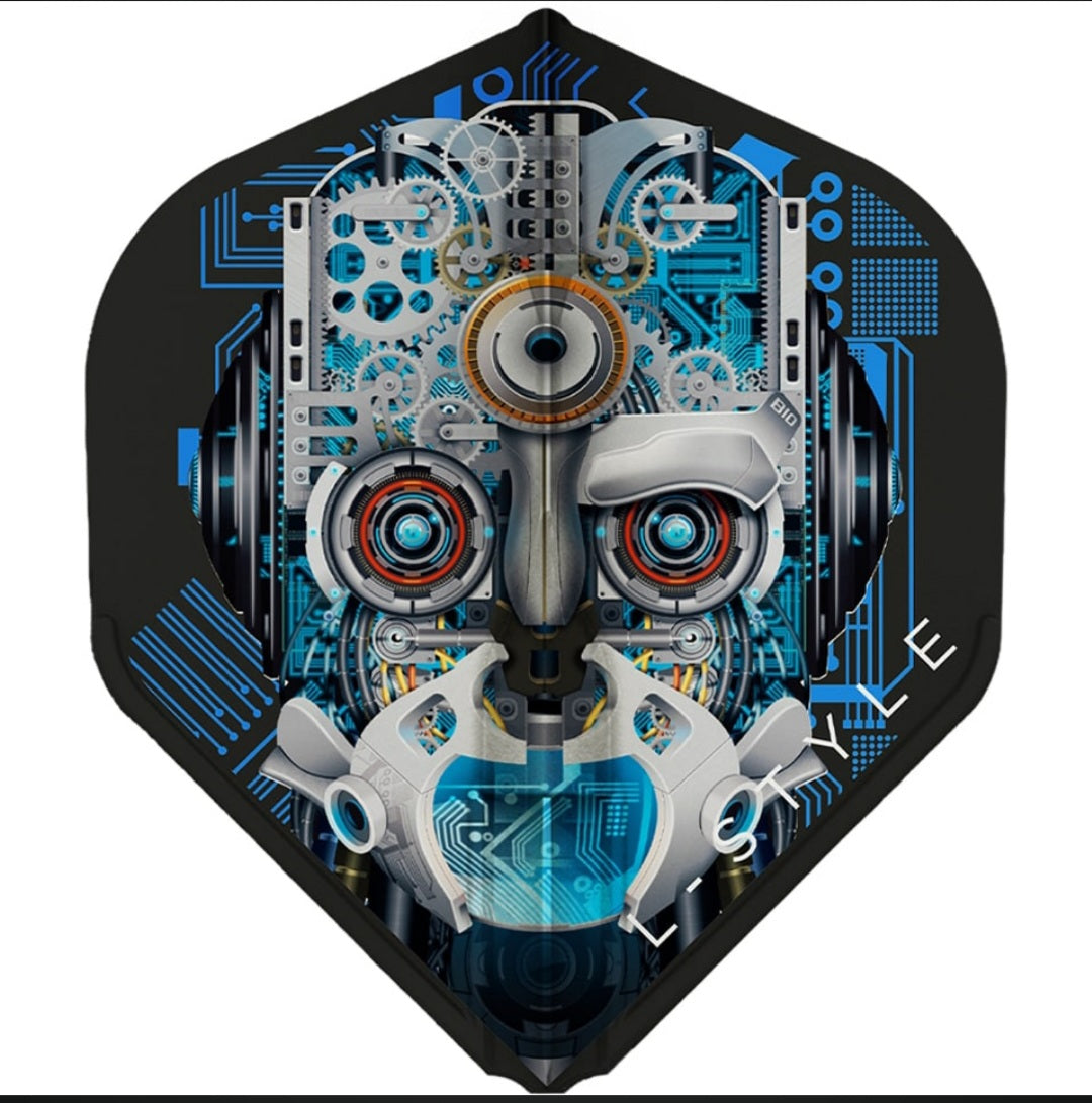 L-STYLE EZ BIONIC V3 DART FLIGHTS - L1 / STANDARD BLACK