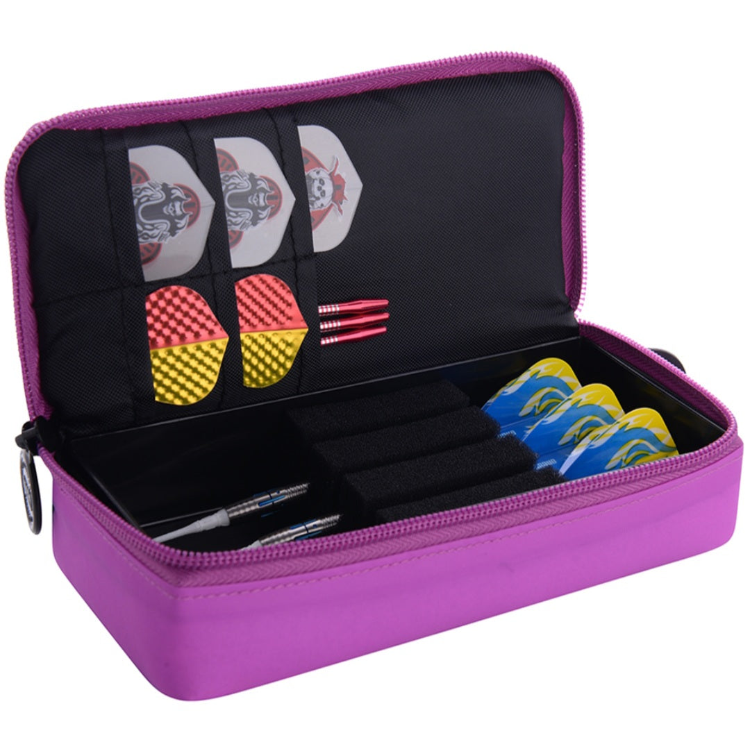 ONE80 MINI DART BOX - PURPLE / BLACK