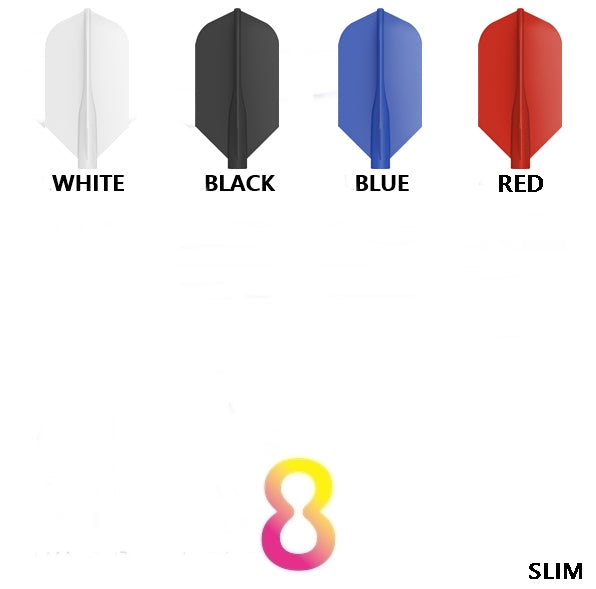 8 FLIGHT DART FLIGHTS - SLIM