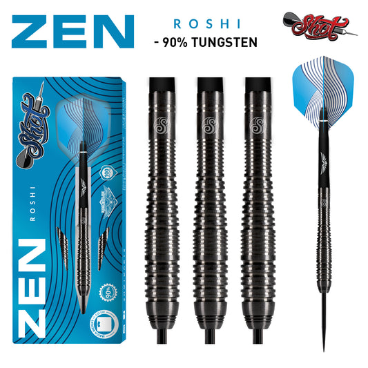 Zen Roshi Steel Tip Dart Set-90% Tungsten-24g