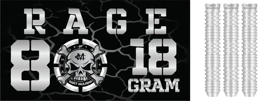 Rage 18gram 80% Tungsten soft tip dart