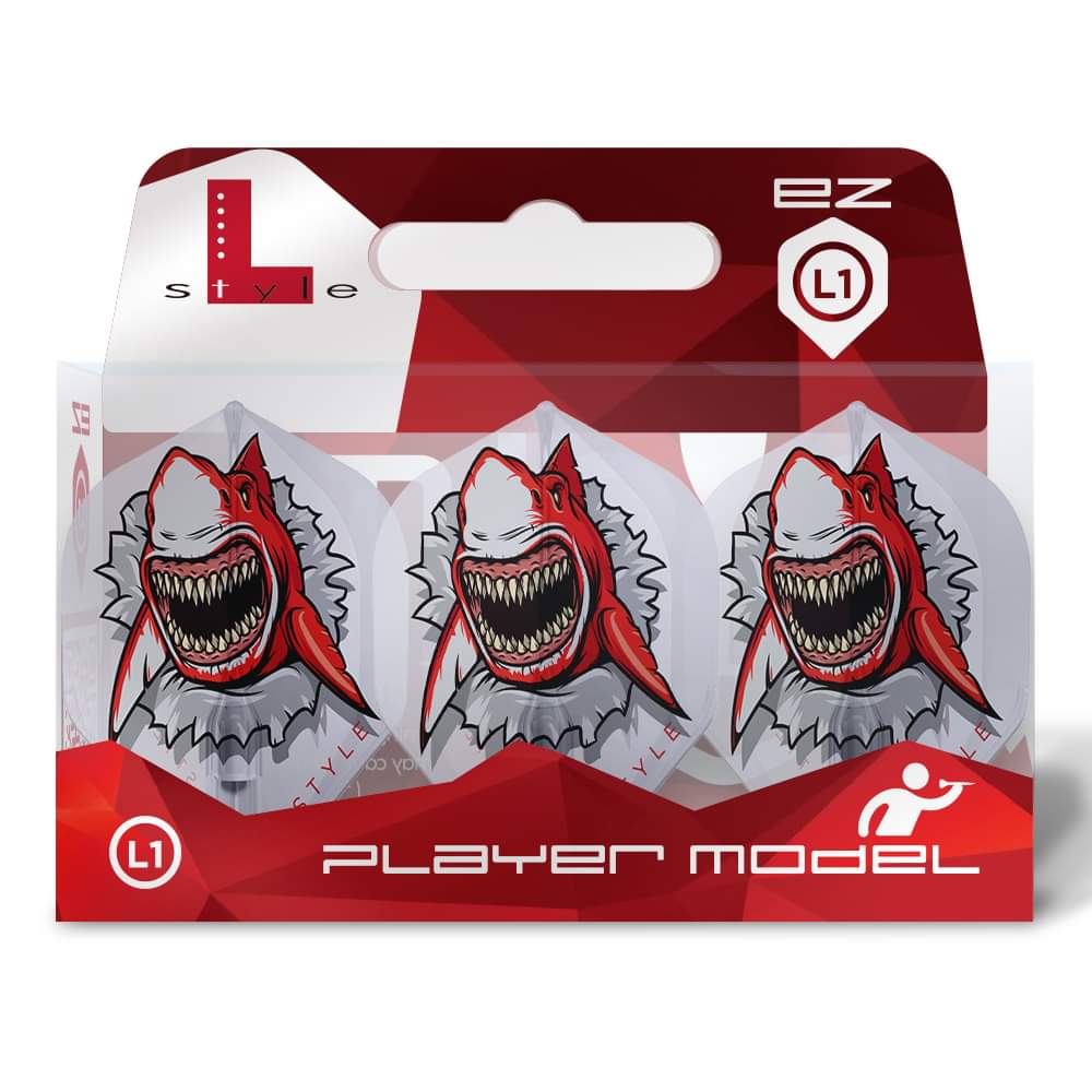 L1 EZ Standard - Florian Hempel Ver. 1 - Clear White Red Shark