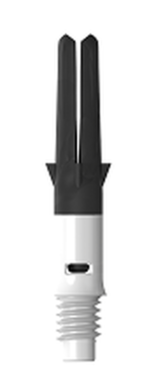 L-Style L-Shaft Carbon Straight Silent Dart Shafts - White