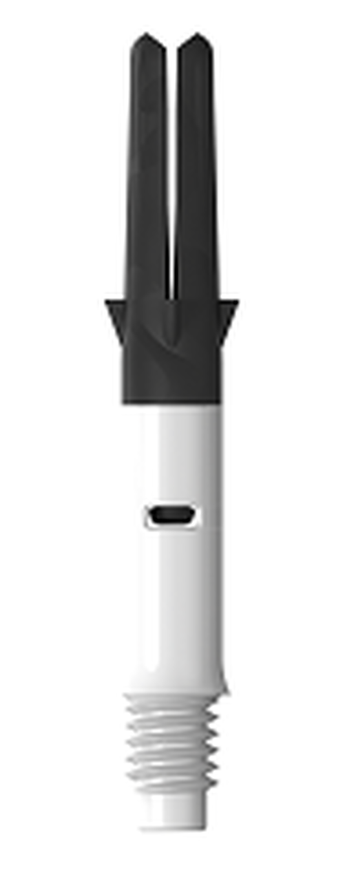 L-Style L-Shaft Carbon Straight Silent Dart Shafts - White