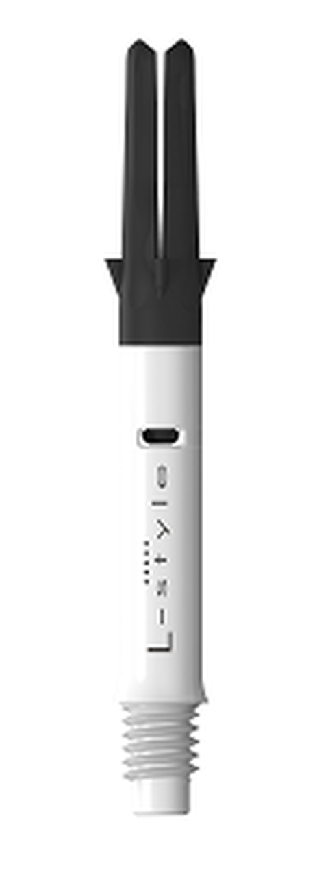 L-Style L-Shaft Carbon Straight Silent Dart Shafts - White