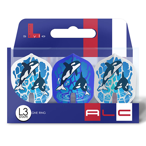 L3 PRO Shape - ALC Design - Maya Sekine Ver.1 - Mix (White/Blue/White) (Killer Whales)