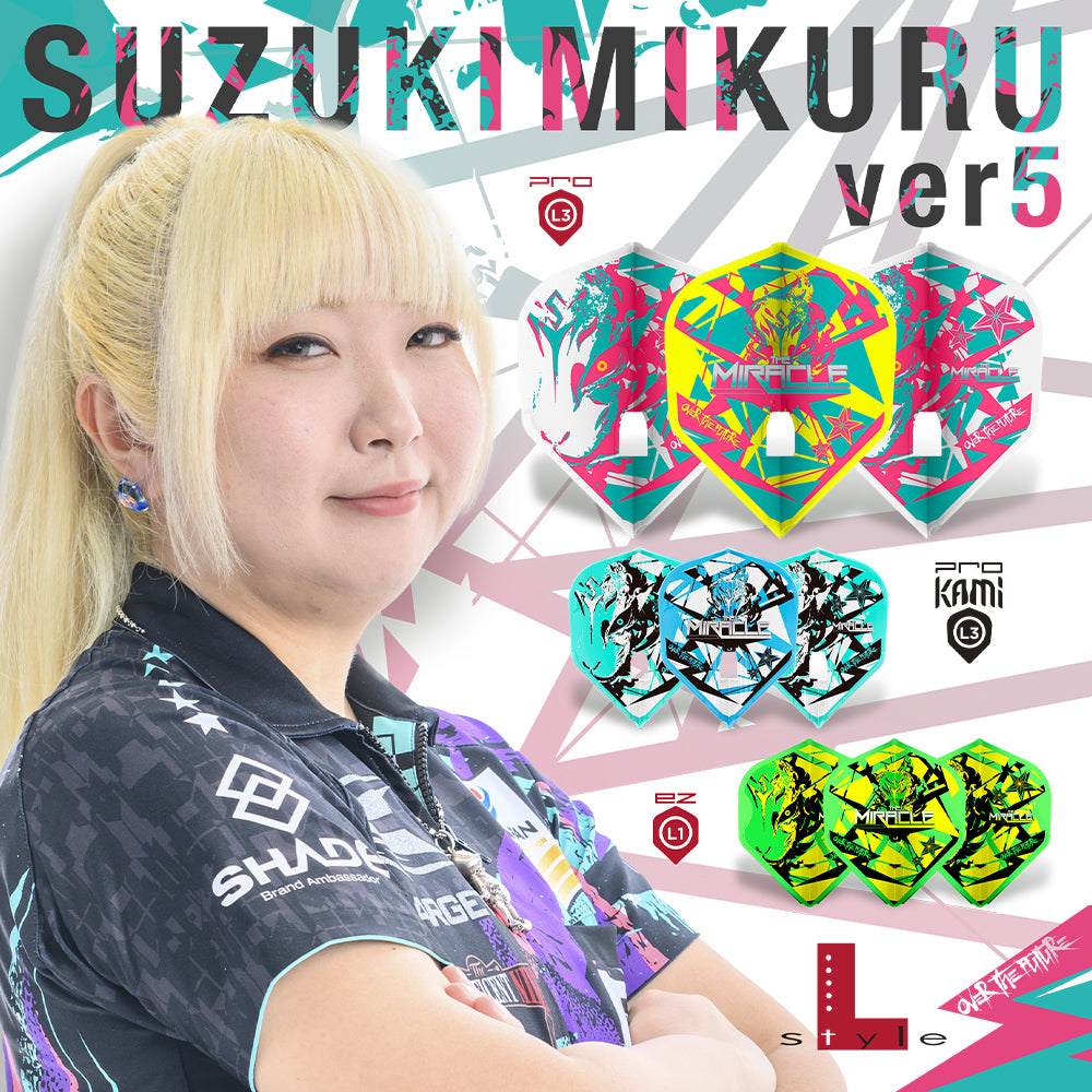 L3 KAMI PRO Shape - Mikuru Suzuki V.5 Champagne Flight - Miracle/Lt. Blue/Miracle Mix
