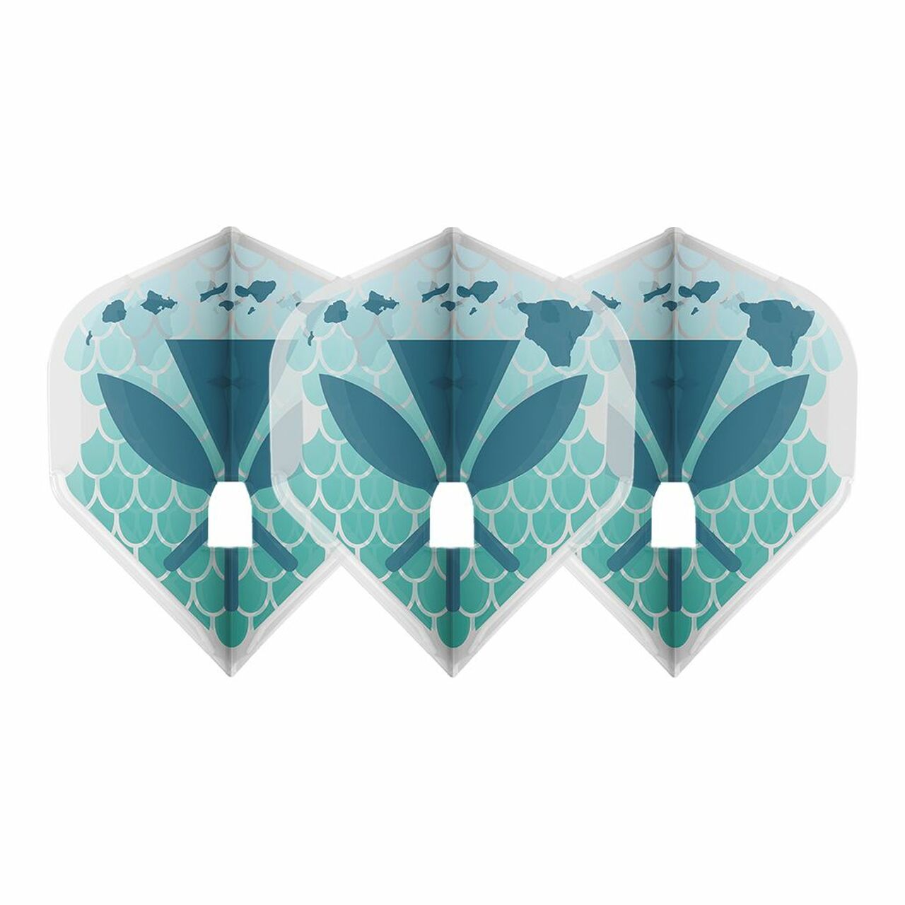 L-style L1 Original Design "Hawaii" V1 Champagne Flights - Clear White