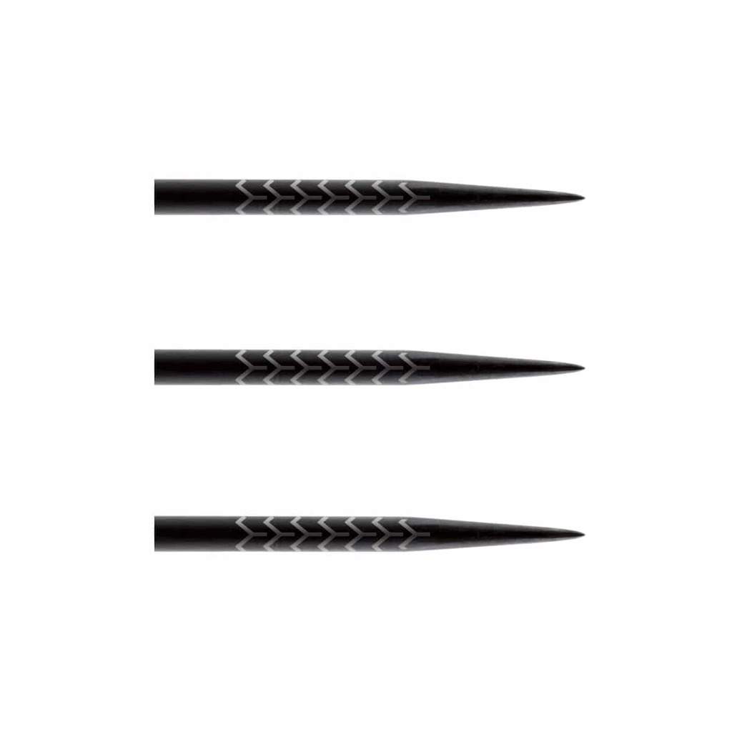 Shot Tribal Weapon Black Titanium Coated Steel Replacement Points - 35mm