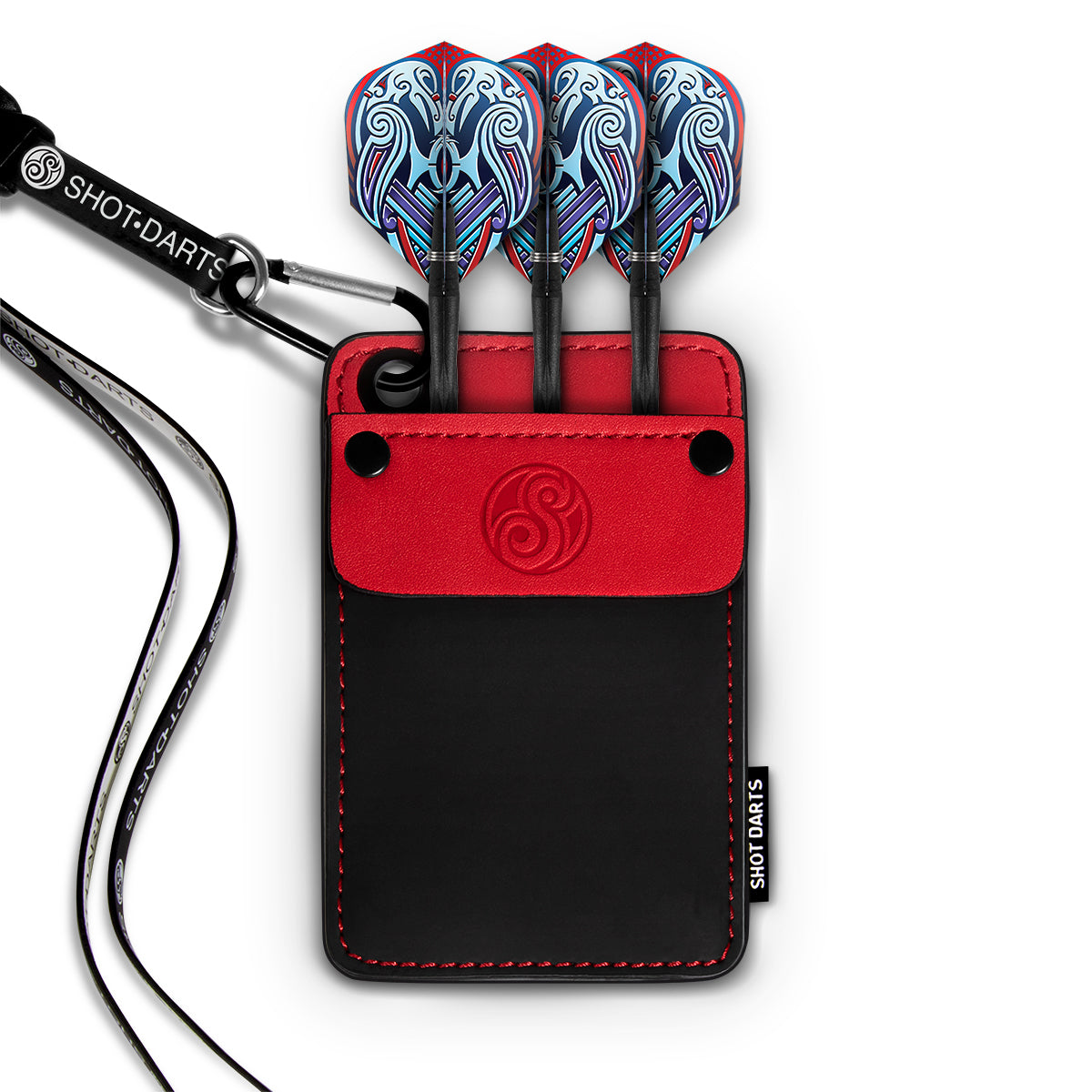 Shot Dexter Dart Wallet-Red Trim