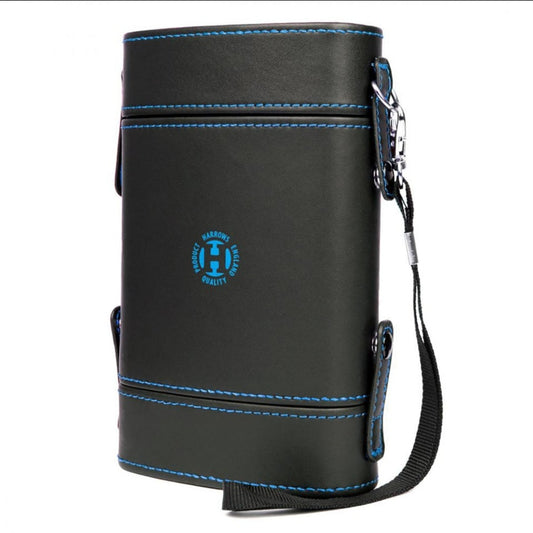 HARROWS PRIMA DART CASE - BLACK & AQUA BLUE