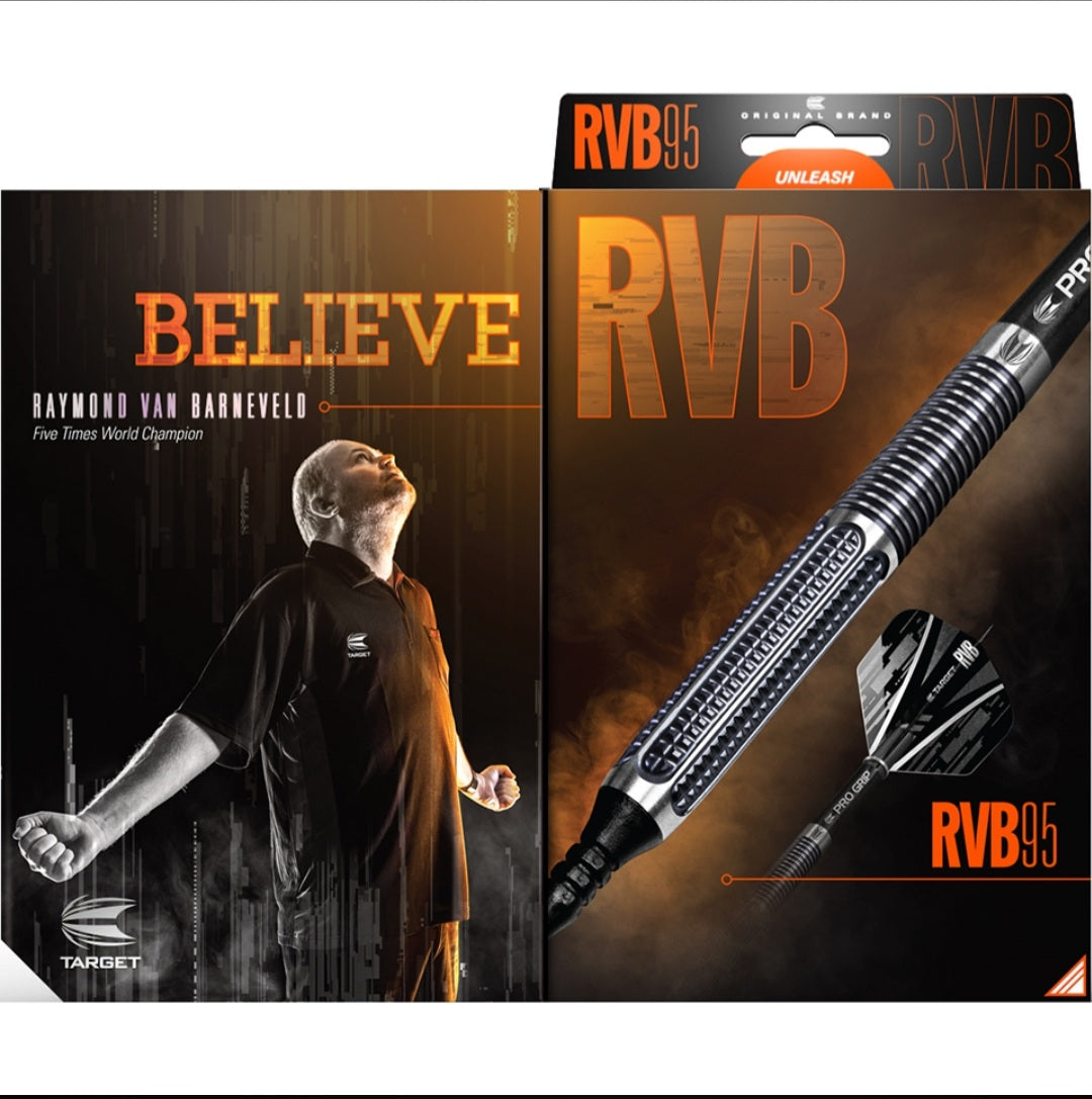 TARGET RAYMOND VAN BARNEVELD RVB 95 GEN 1 SOFT TIP DARTS - 19GM
