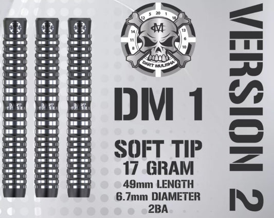 DM1 Soft tip 17g dart barrels