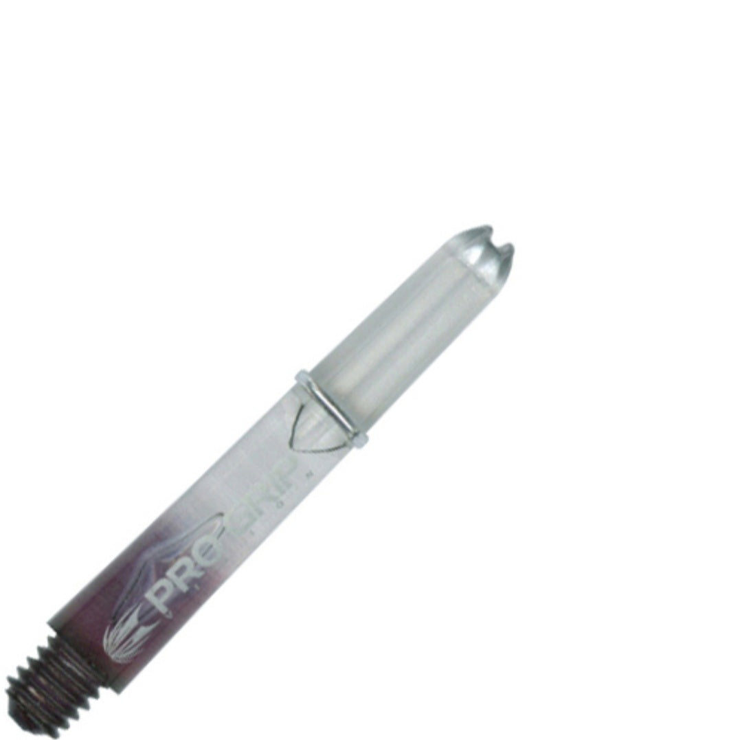 TARGET PRO GRIP VISION DART SHAFTS - SHORT CLEAR BLACK