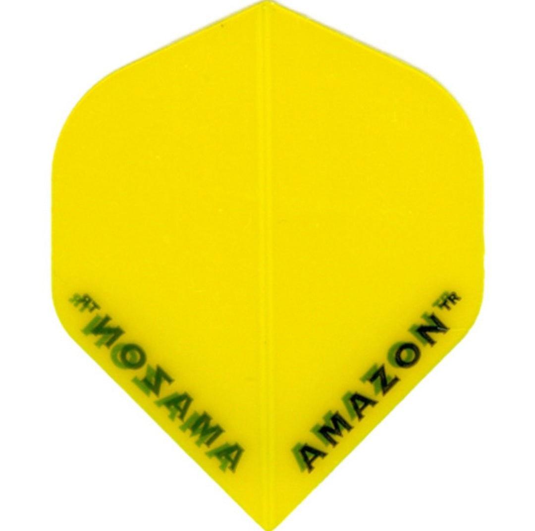 AMAZON DART FLIGHTS - STANDARD TRANSLUCENT YELLOW