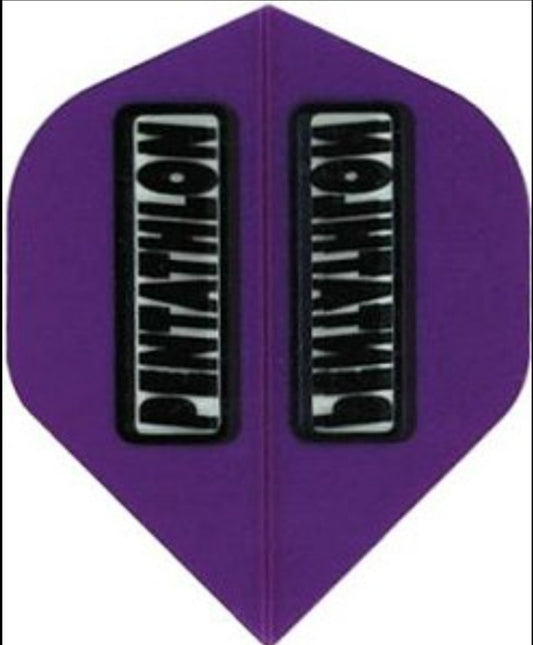 PENTATHLON DART FLIGHTS - STANDARD PURPLE