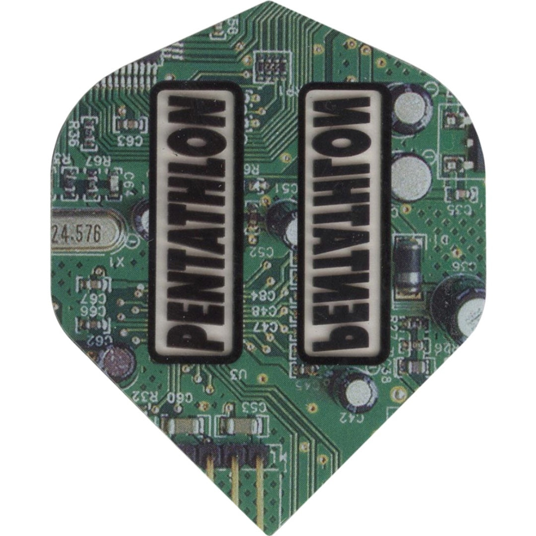 PENTATHLON DART FLIGHTS - STANDARD GREEN CIRCUIT BOARD