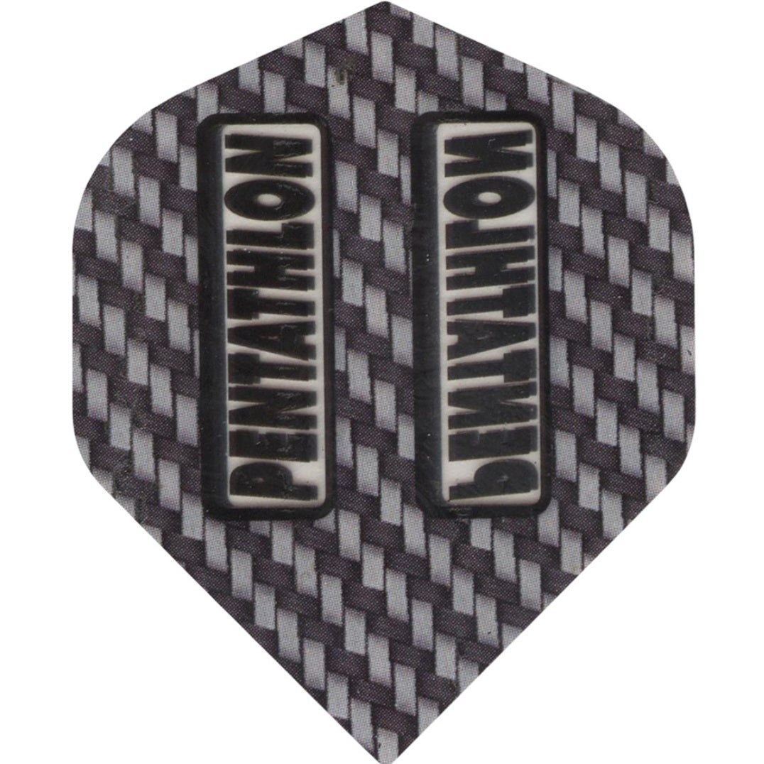 PENTATHLON DART FLIGHTS - STANDARD BLACK WEAVE