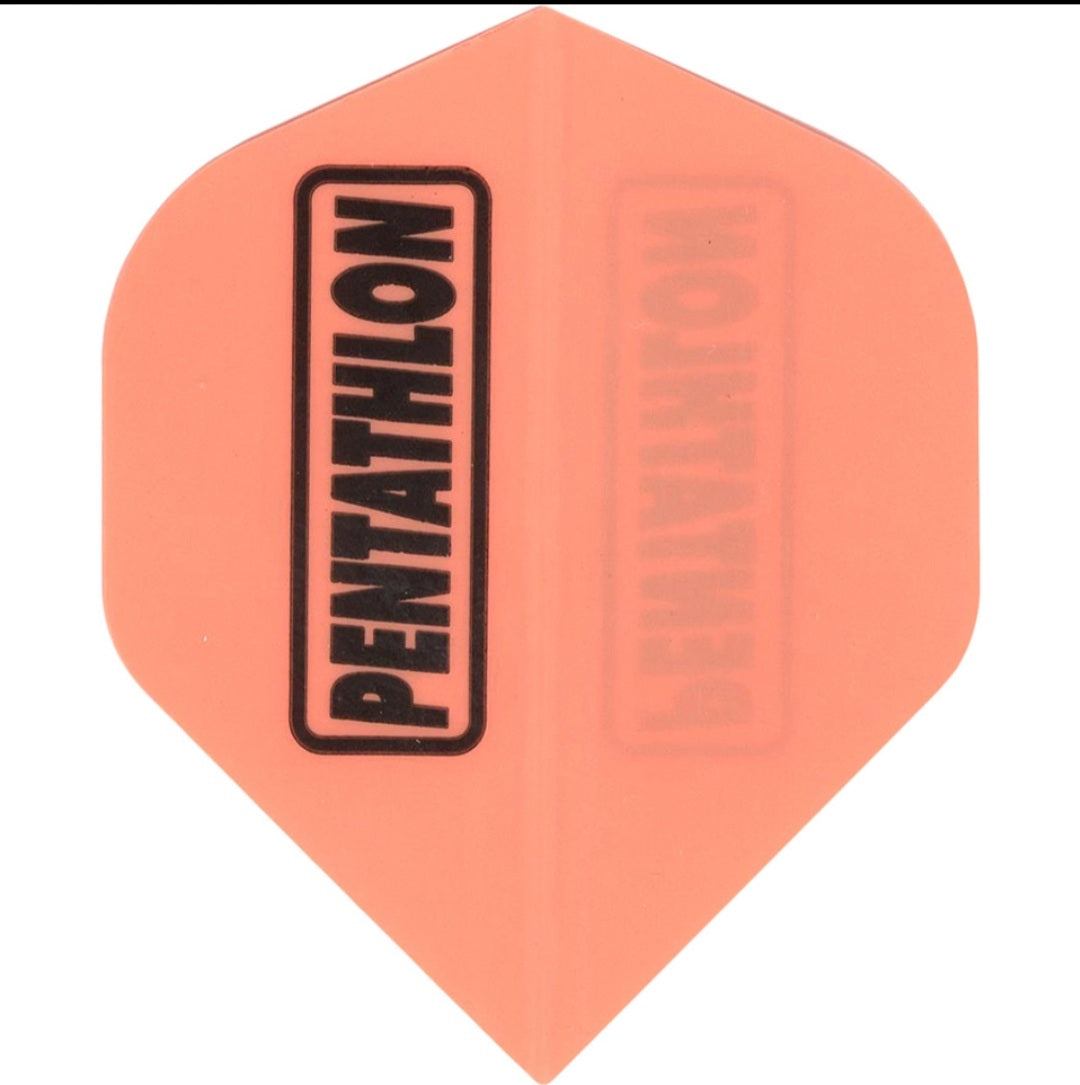 PENTATHLON DART FLIGHTS - STANDARD NEON ORANGE