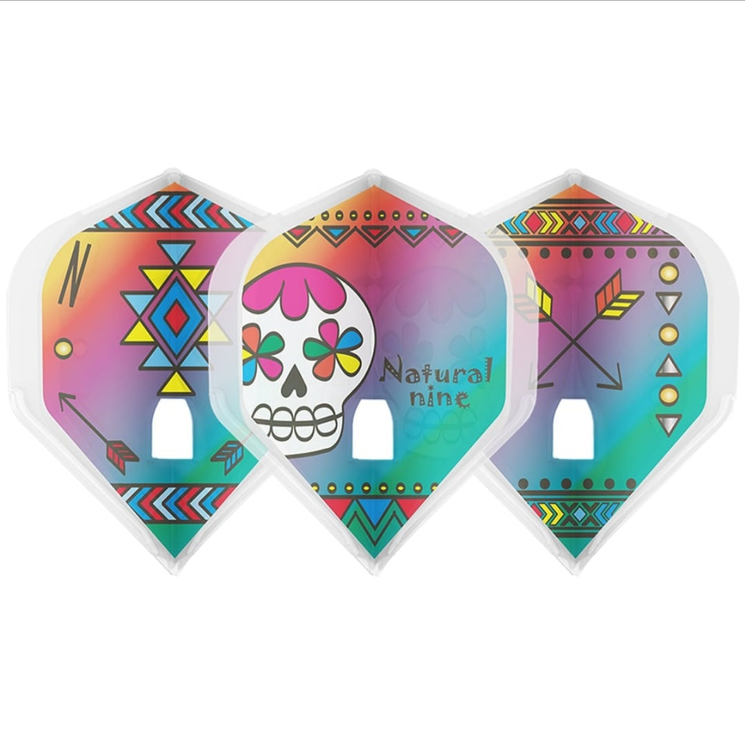 L-STYLE PRO NATURAL NINE MEXIFUL DART FLIGHTS - L1 / STANDARD