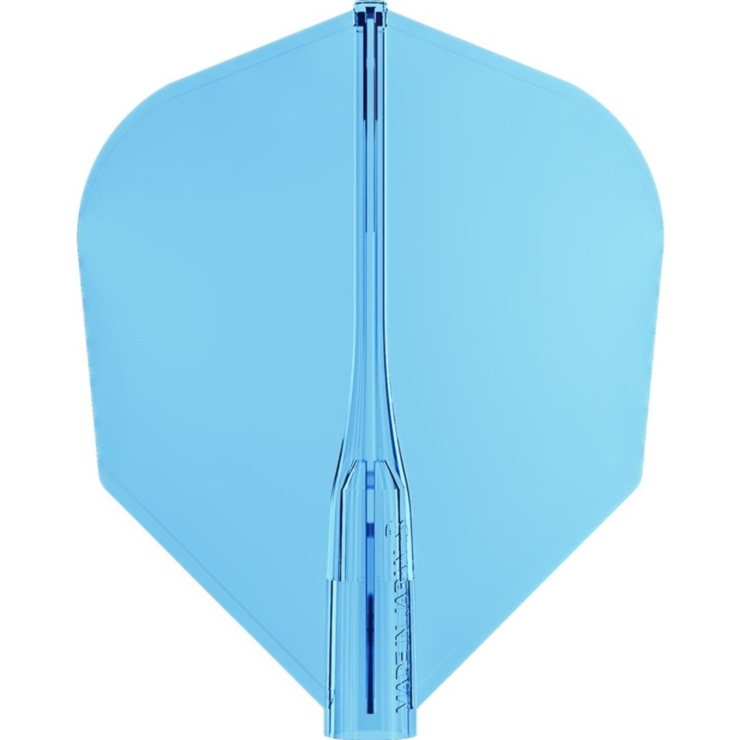 8 FLIGHT CLEAR CANDY DART FLIGHTS - NO 6 SHAPE