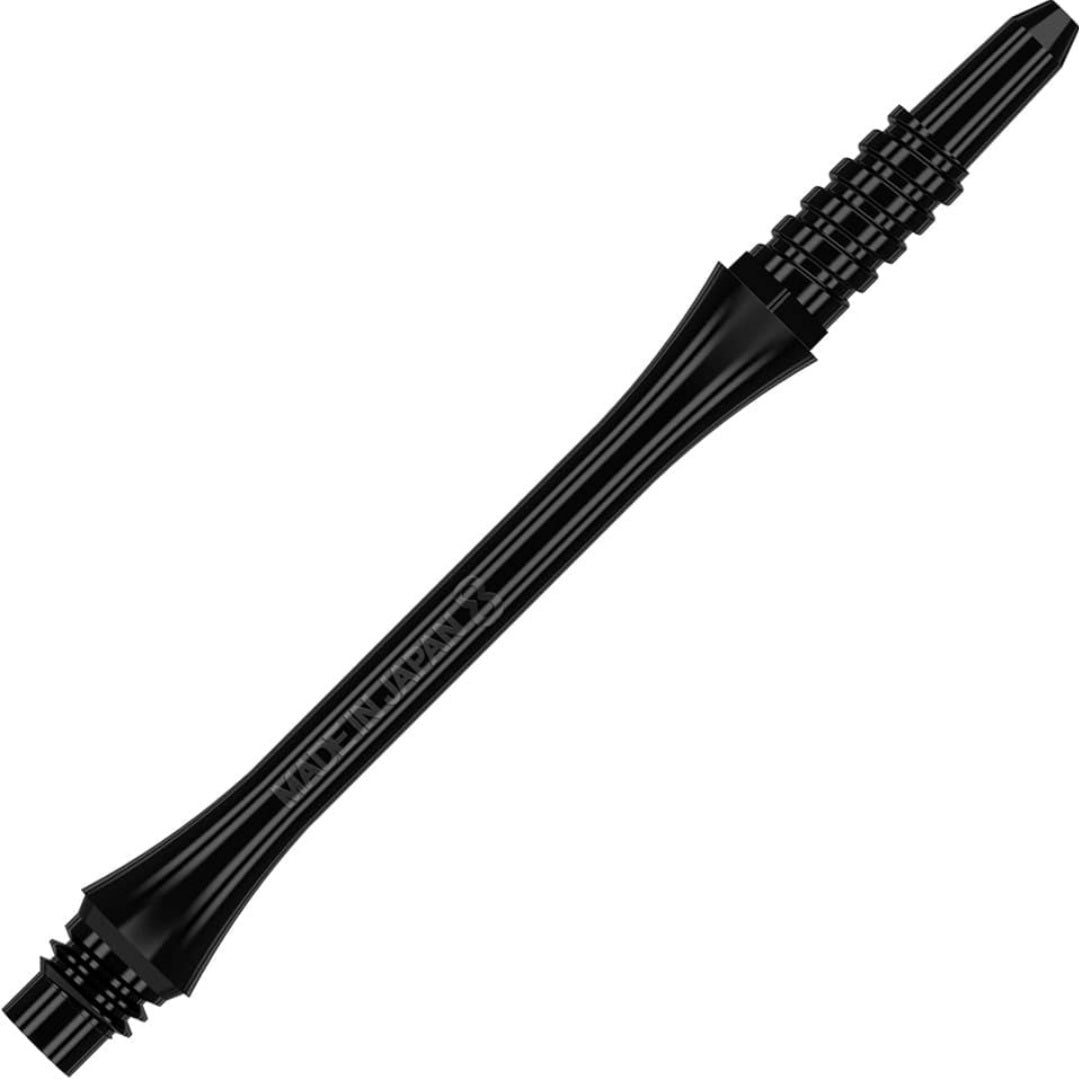 8 FLIGHT SLIM LOCKED DART SHAFTS - BLACK
