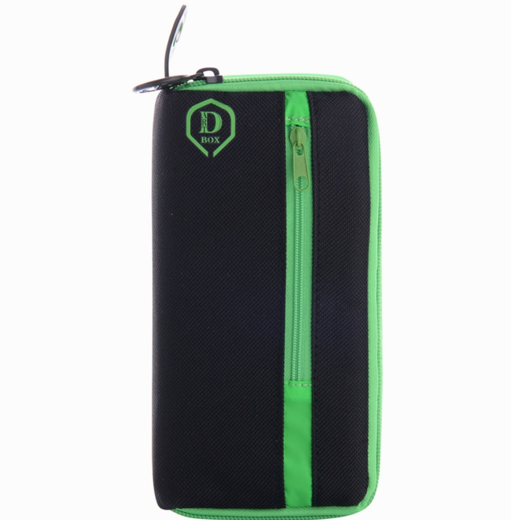 ONE80 MINI DART BOX - GREEN / BLACK