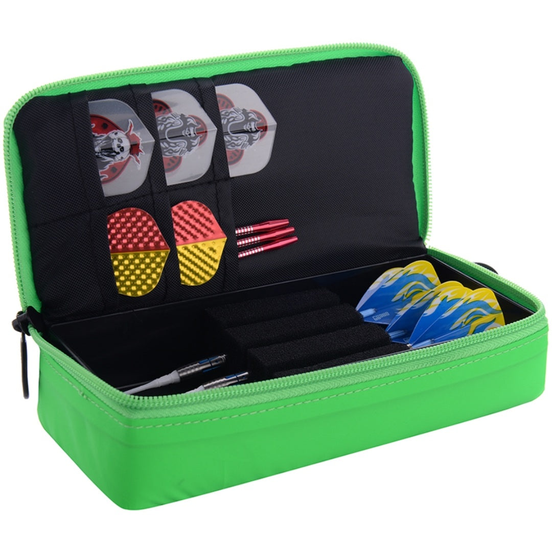 ONE80 MINI DART BOX - GREEN / BLACK