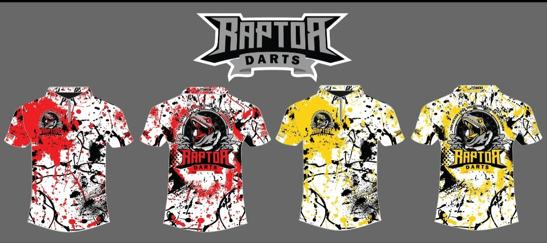 New Raptor Darts Color Splash Jerseys Pre-order Red