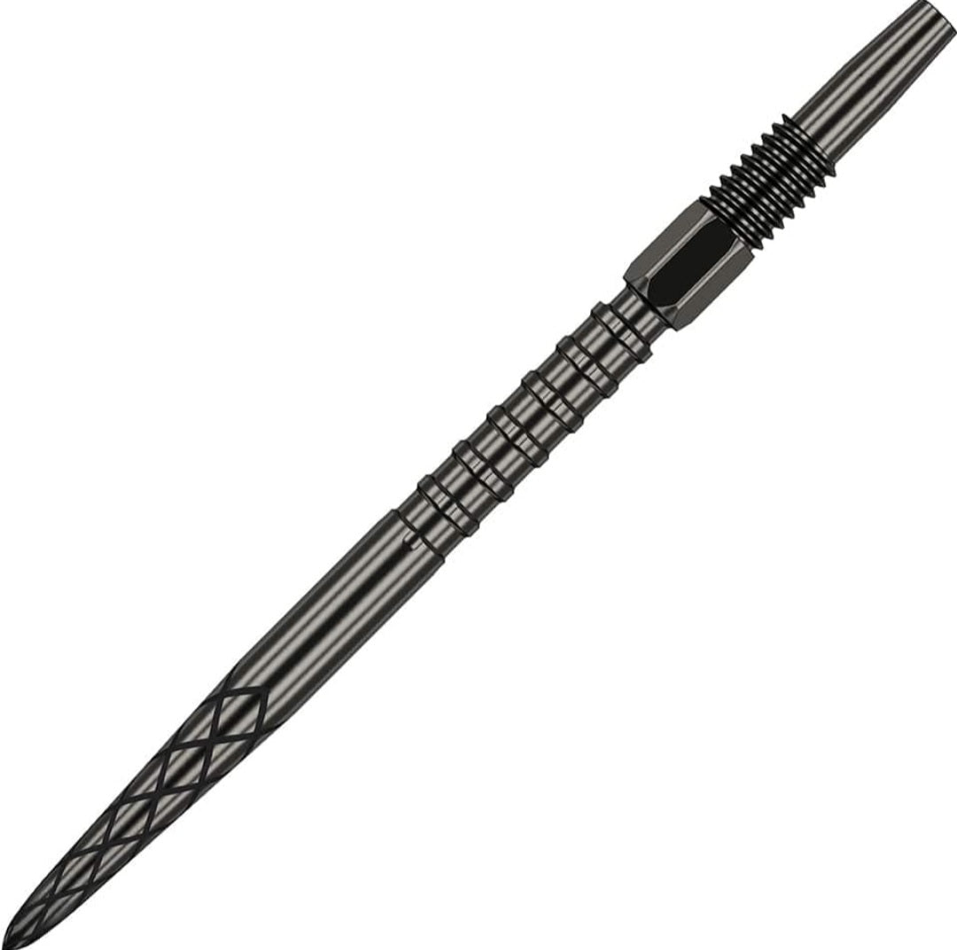 Target Swiss Diamond Pro Surge Grip Steel Points - Black Standard 30mm