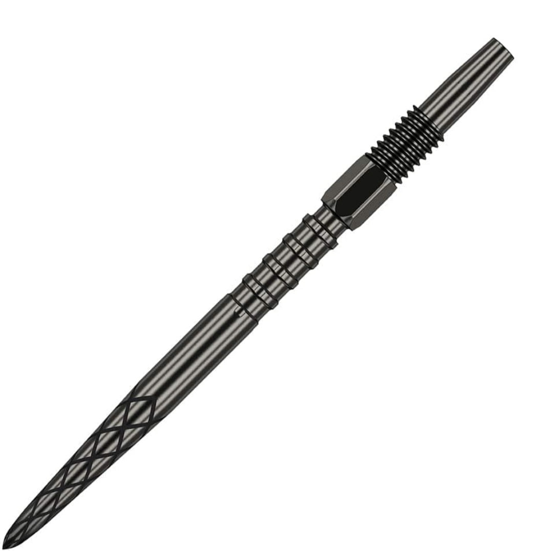 Target Swiss Diamond Pro Surge Grip Steel Points - Black Short 26mm