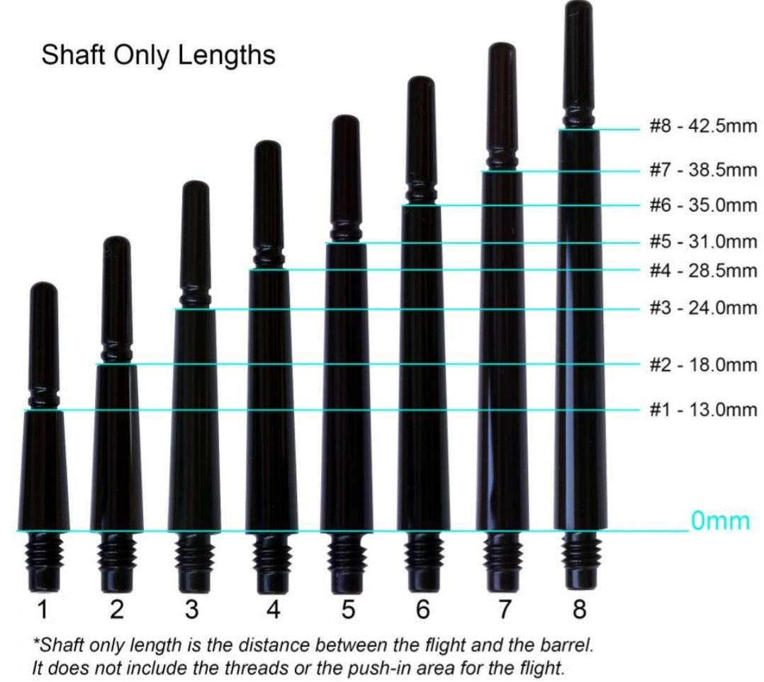 Fit Flight Duralumin Locked Dart Shafts