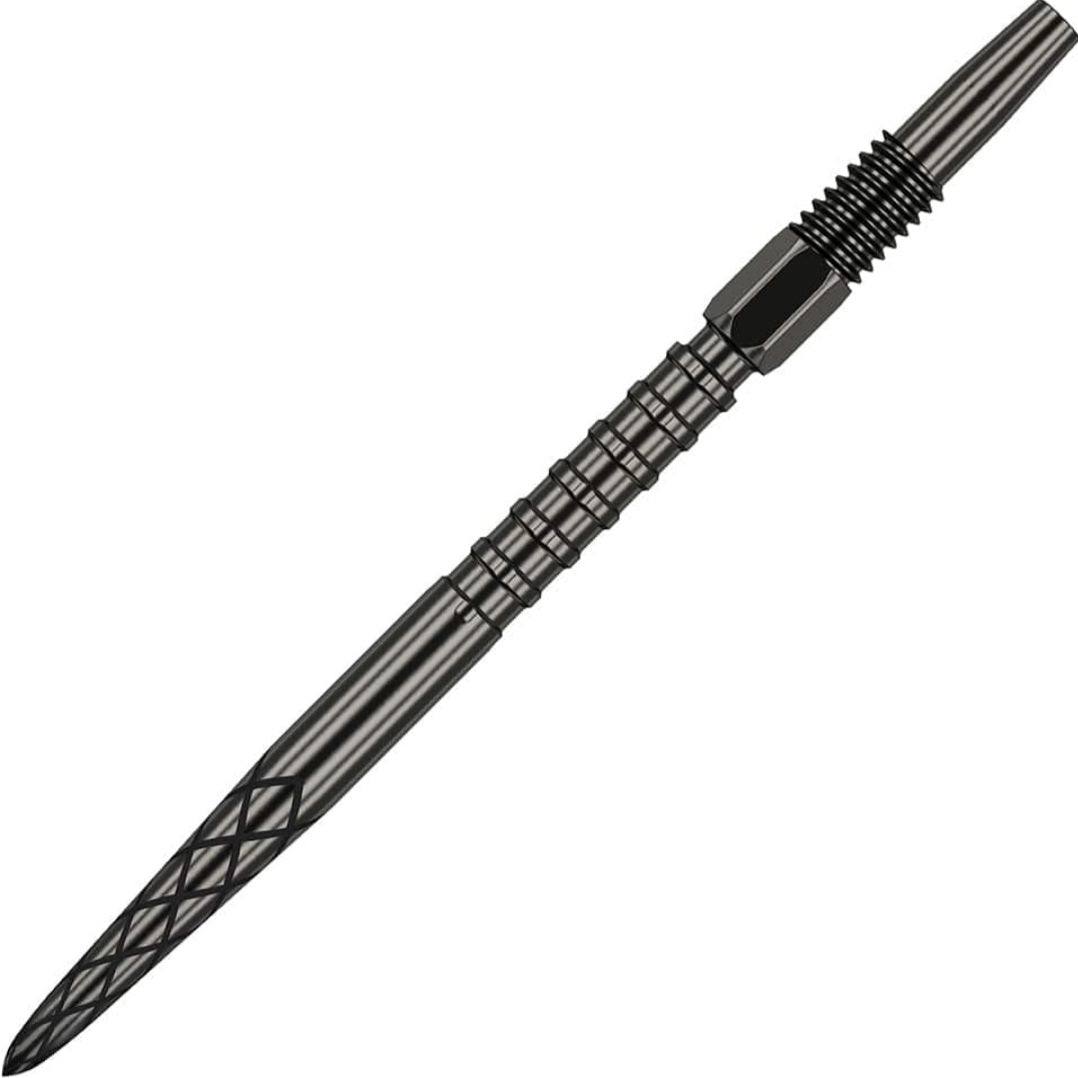 Target Swiss Diamond Pro Surge Grip Steel Points - Black Standard 30mm