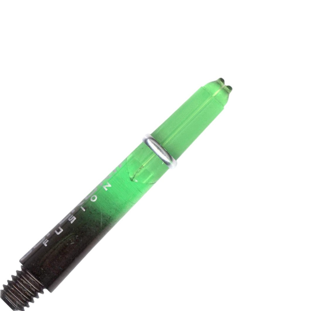 HARROWS SUPERGRIP FUSION DART SHAFTS - GREEN