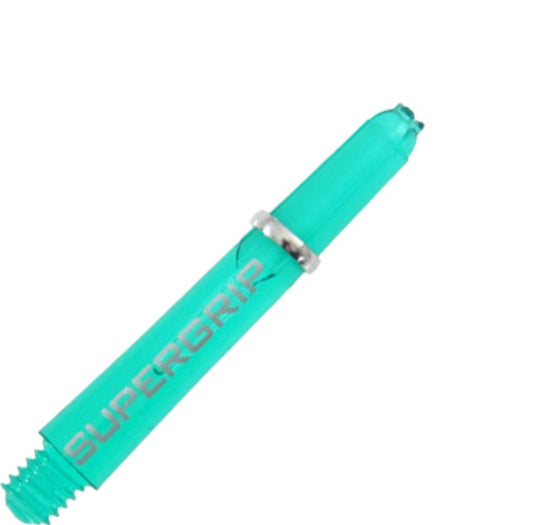 Harrows Supergrip Polycarbonate Dart Shafts With Rings - Jade