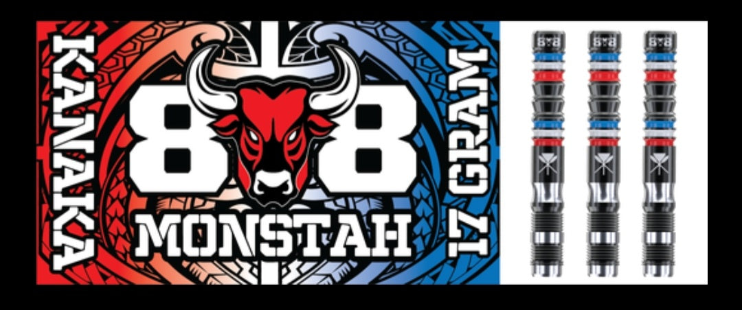 Kanaka Red, White, Blue 17gm dart soft tip