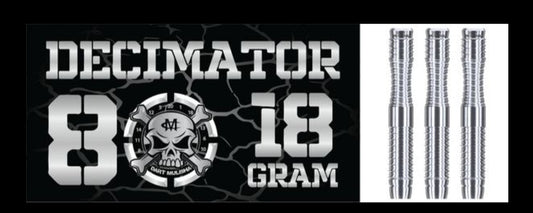 Decimator 18gram 80% Tungsten soft tip dart