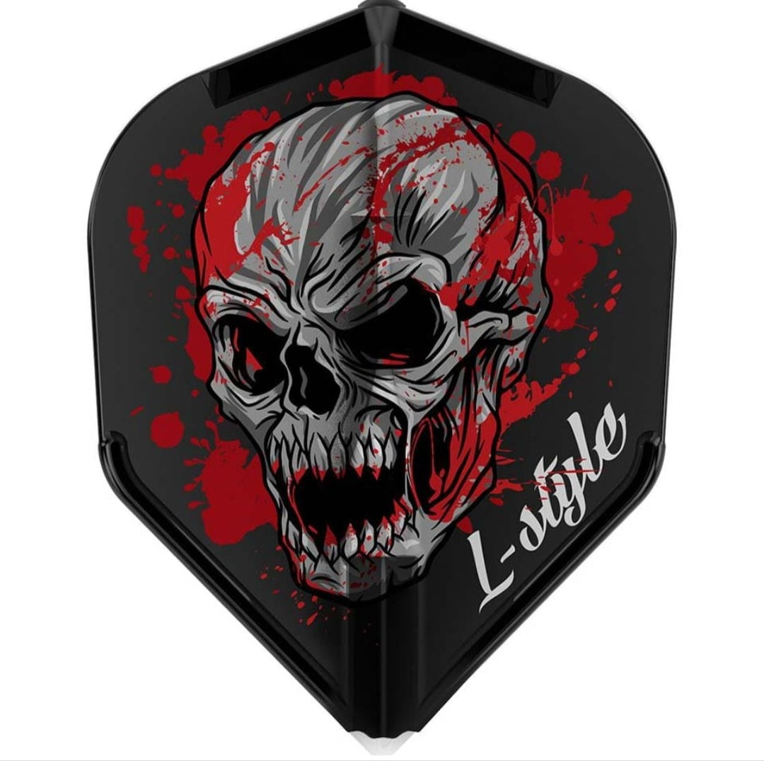 L-STYLE EZ RYAN SEARLE V1 DART FLIGHTS - L3 / SHAPE BLACK