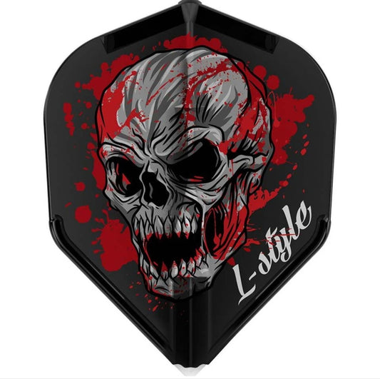 L-STYLE EZ RYAN SEARLE V1 DART FLIGHTS - L3 / SHAPE BLACK