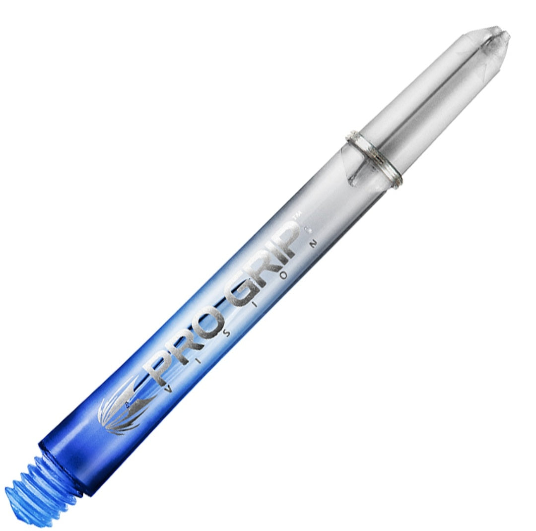 Target Pro Grip Vision Dart Shafts - Clear Blue