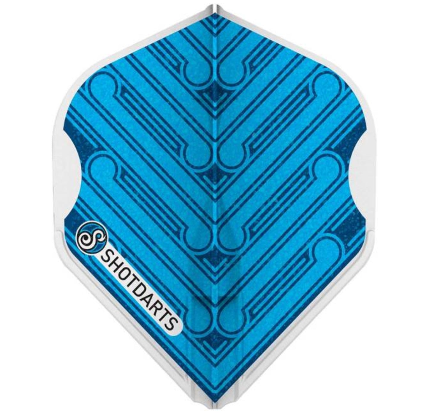 Shot L-Style EZ Manu Dart Flights - L1 / Standard Blue