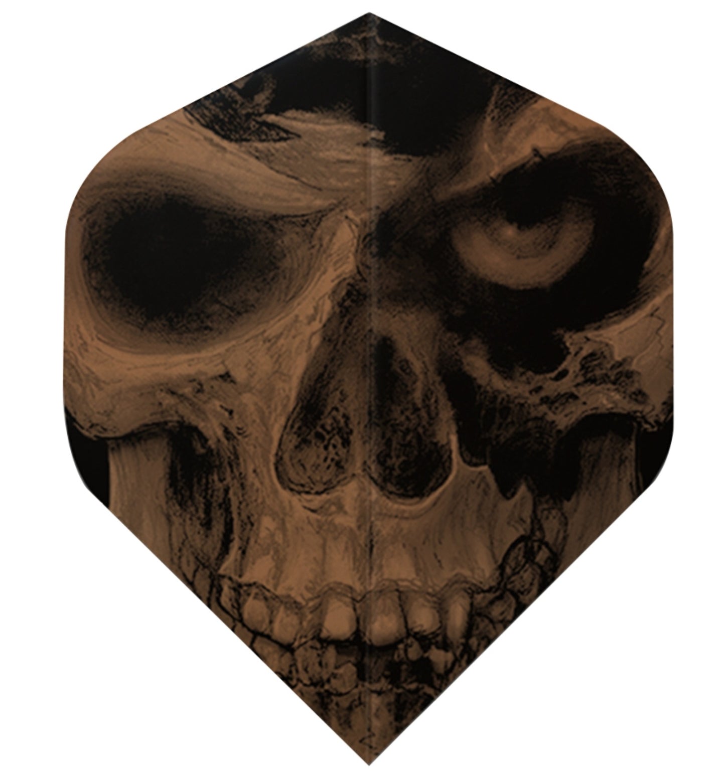 Dart World Alchemy Copper Dart Flights - Standard Pole Axed Skull No.2