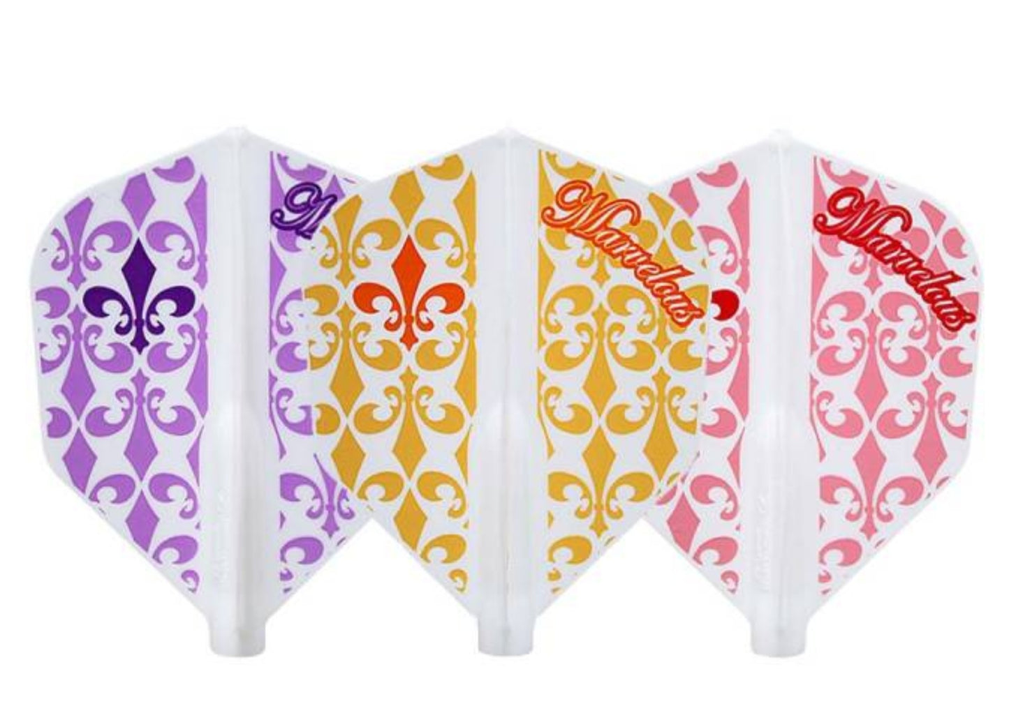 Fit Flight Yuji Eguchi V3 White Signature Dart Flights - Shape