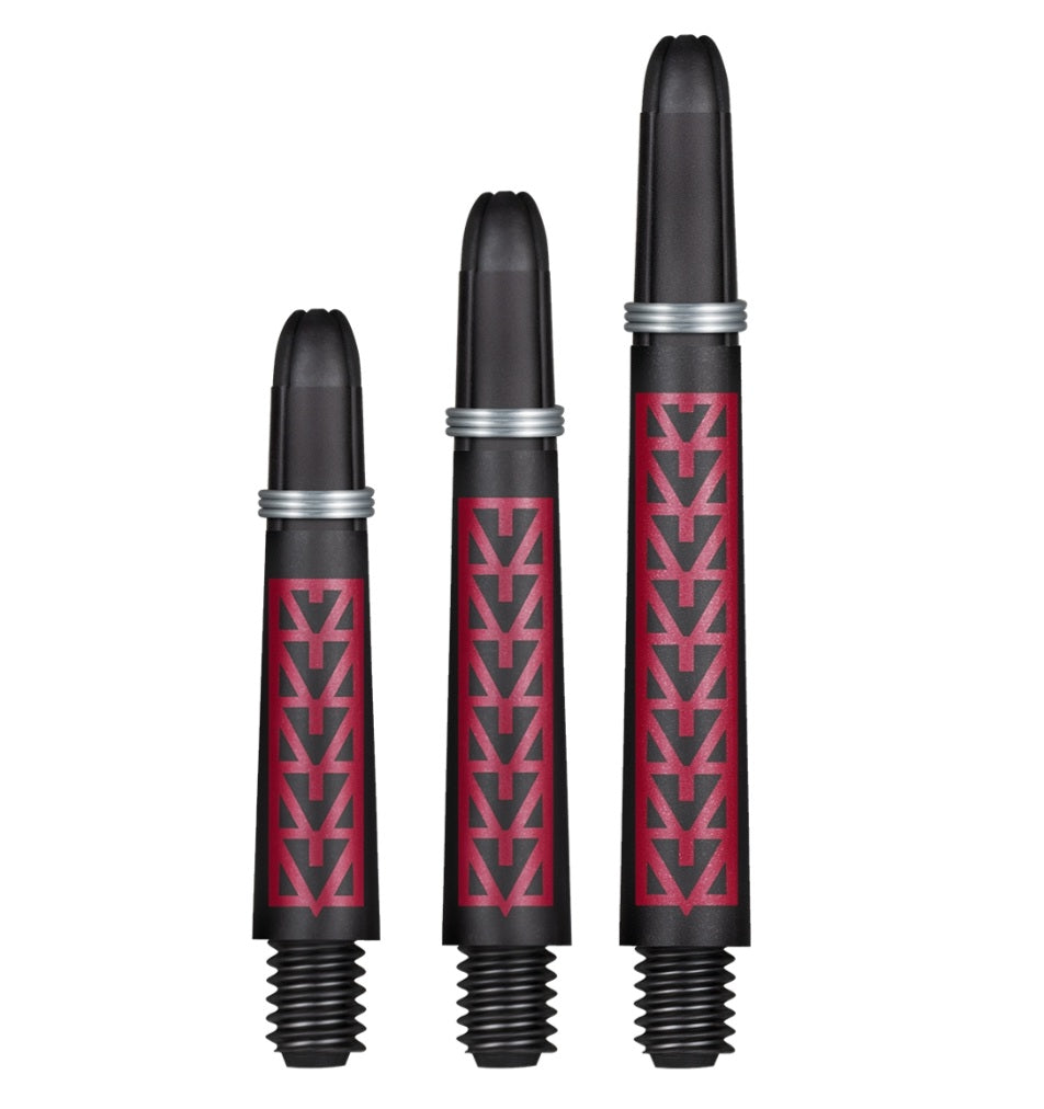 Shot Koi Pakati Carbon Dart Shafts- Red