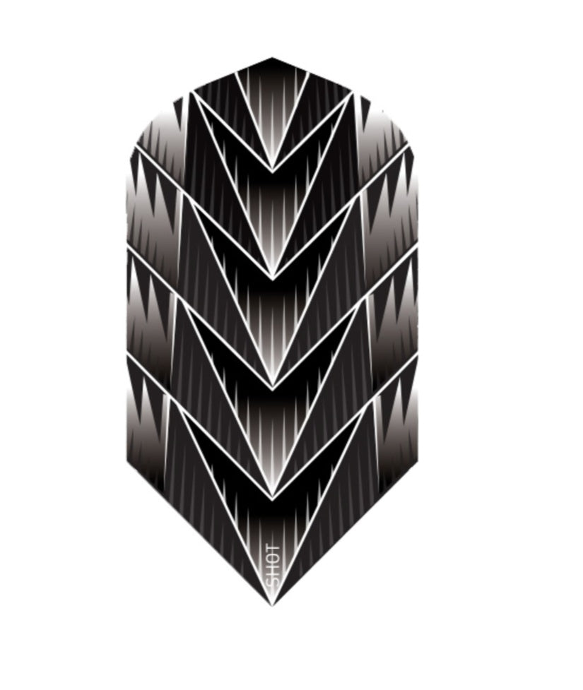 Shot Tribal Weapon Black -100 Micron- Slim Flight Set