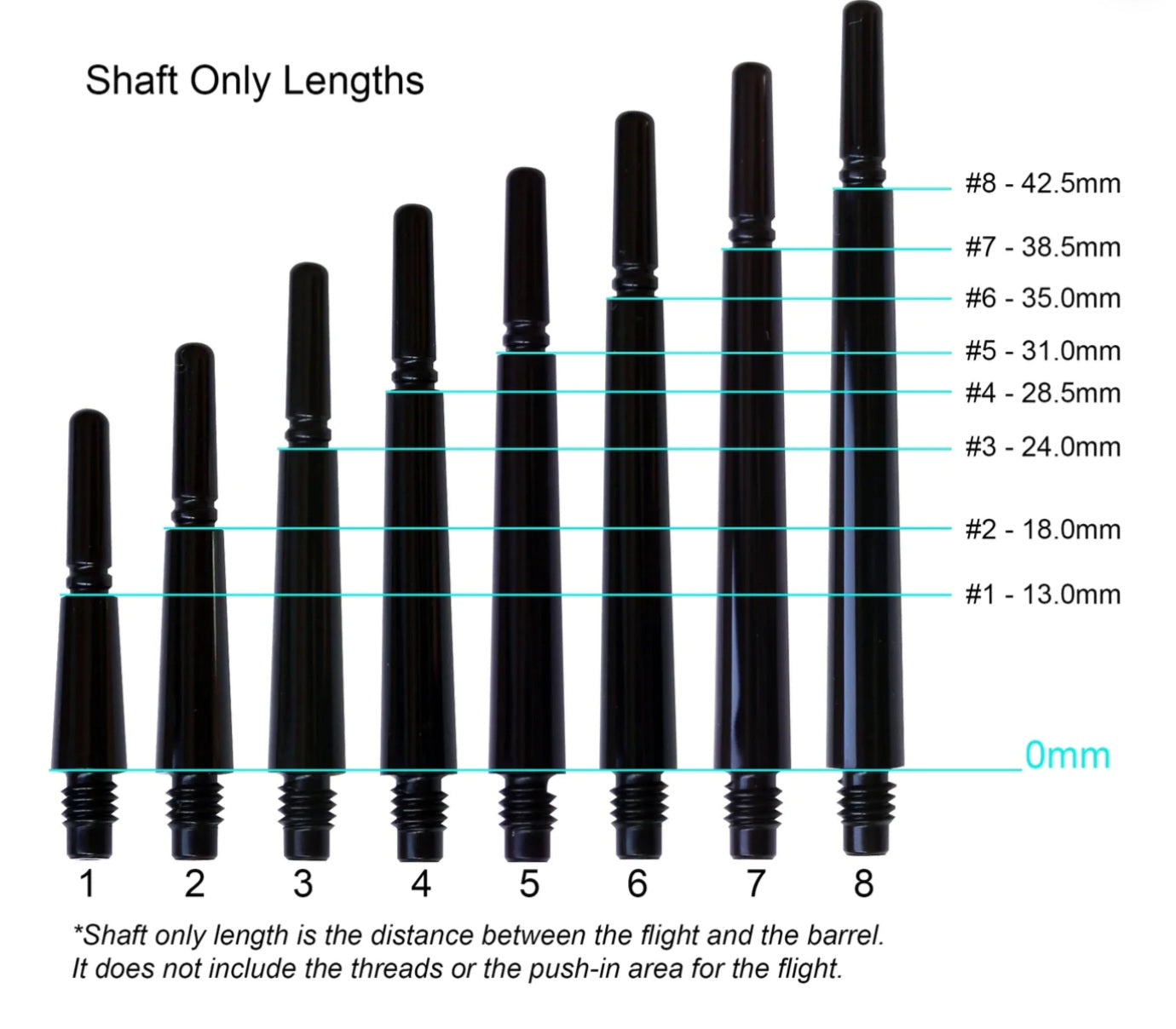 Fit Flight Carbon Hybrid Spinning Dart Shafts