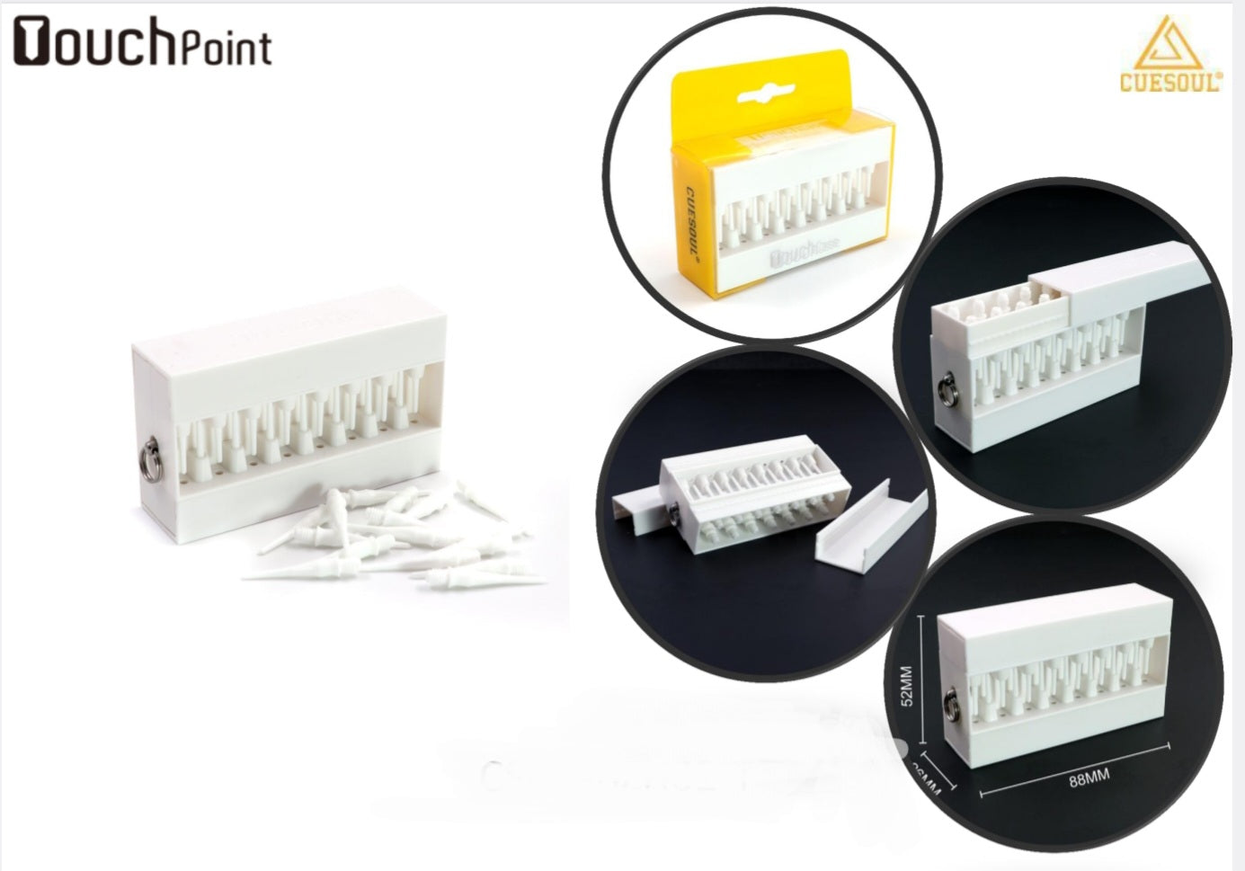 TOUCH POINT I Soft Tips with TOUCH Dart Case